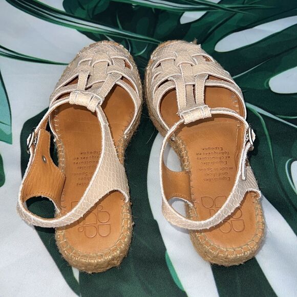 Beige Espadrilles sandals made in Spain - Picture 7 of 8